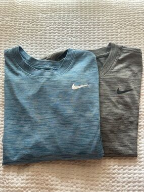 Nike Men’s Short Sleeve Performance Tee Duo - Blue & Gray